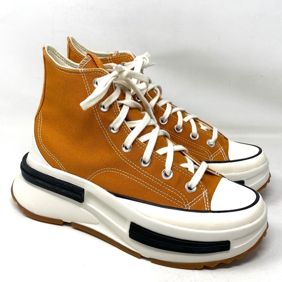 Converse Run Star Legacy CX Platform Shoes Women's Brown Canvas High Top A00853C - Picture 2 of 9